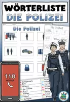 Vorschau - Spiele - Großes Wortschatzpaket "Die Polizei" Achtung, Notfall! - DaZ / DaF / Deutsch - Seite 1