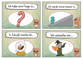 Vorschau - Fördermaterial/Inklusion - 20 Bären Reflexionskarten für die Bärenklasse - Gesprächsanlass - Seite 2