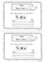 Vorschau - Unterrichtsreihen - Buchstabenheft W, Deutsch 1.Klasse, DaZ, #Buchstabeneinführung lesen, schreiben - Seite 3