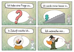 Vorschau - Fördermaterial/Inklusion - 20 Hasen Reflexionskarten für die Hasenklasse - Gesprächsanlass - Seite 2