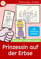 Vorschau - Arbeitsblätter - Prinzessin auf der Erbse - Fingerpuppen zum Märchen - Deckblatt