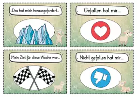 Vorschau - Fördermaterial/Inklusion - 20 Schaf Reflexionskarten für die Schafklasse - Gesprächsanlass - Seite 3
