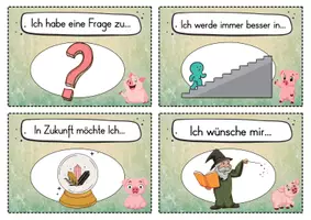 Vorschau - Fördermaterial/Inklusion - 20 Schwein Reflexionskarten für die Schweinklasse - Gesprächsanlass - Seite 2