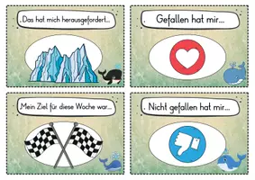 Vorschau - Fördermaterial/Inklusion - 20 Wal Reflexionskarten für die Walklasse - Gesprächsanlass - Seite 3