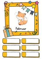 Vorschau - Poster - Fuchs Geburtstagskalender für die Fuchsklasse - Seite 2