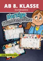 Vorschau - Anderer Materialtyp - Herzige Stundenpläne – Liebevolle Gestaltung für die Grundschule - Deckblatt