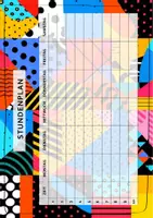 Vorschau - Anderer Materialtyp - Funky Stundenpläne – Coole Designs mit modernen Mustern für die Grundschule - Seite 1
