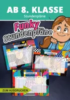 Vorschau - Anderer Materialtyp - Funky Stundenpläne – Coole Designs mit modernen Mustern für die Grundschule - Deckblatt