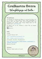 Vorschau - Bildkarten - Osterkarten Elefantenklasse Grußkarten Feriengruß Ostern - Seite 2