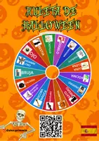 Vista previa - Juegos / Gamificación - BINGO-RULETA PARA HALLOWEEN EN CASTELLANO - Portada
