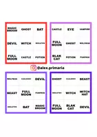 Vista previa - Juegos / Gamificación - BINGO-RULETA HALLOWEEN EN INGLÉS - página 3
