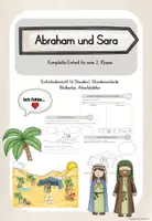 Vorschau - Unterrichtsreihen - Abraham und Sara - Komplette Einheit Kl.2 - Deckblatt