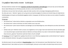 Vorschau - Arbeitsblätter - Erzählen: Was wäre wenn-Kärtchen - Seite 2