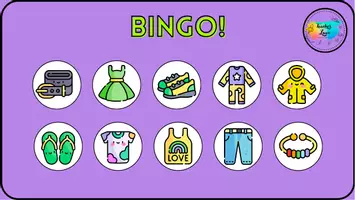 Vista previa - Juegos / Gamificación - Bingo y mini-flashcards de la temática "Clothes" - página 3