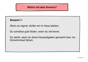 Vorschau - Arbeitsblätter - Kommaregeln Teil 3 - Seite 3