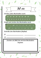 Vorschau - Arbeitsblätter - Deutsch: 1. Klasse: Schreibschrift, Buchstaben schreiben üben (PDF + Word) - Deckblatt