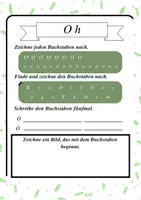 Vorschau - Arbeitsblätter - Deutsch: 1. Klasse: Schreibschrift, Buchstaben schreiben üben (PDF + Word) - Seite 3