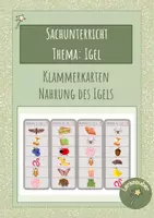 Vorschau - Spiele - Klammerkarten Nahrung des Igels - Deckblatt