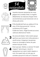 Vista previa - Decoración del aula - 14 curiositats del teatre - página 1