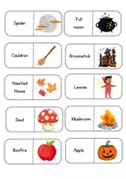 Vorschau - Spiele - Englisch Warm-up Game, Domino, Halloween Edition - Seite 2