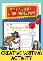 Vorschau - Arbeitsblätter - Simple Past Roll a Story: creative writing activity; 2fach differenziert (Englisch) - Deckblatt