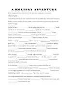 Vorschau - Arbeitsblätter - Tenses Übung mit Lösung (Past simple + continuous) - Deckblatt