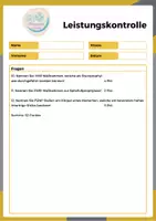 Vorschau - Arbeitsblätter - Leistungskontrolle Prophylaxen - Seite 1