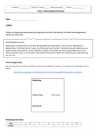 Vorschau - Test - Klassenarbeit zum Thema Gegenstandsbeschreibungen (Deutsch - 5./6. Klasse - PDF und WORD-Datei) - Seite 1