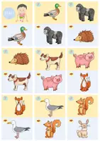 Vorschau - Spiele - Ich habe wer hat Nichtleser TIERE 1 - Bildlesespiel - Ich habe ... wer hat ..? - Spiel ohne Schrift für Hörverstehen und Wortschatztraining vor der Alphabetisierung - Seite 2