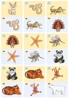 Vorschau - Spiele - Ich habe wer hat Nichtleser TIERE 1 - Bildlesespiel - Ich habe ... wer hat ..? - Spiel ohne Schrift für Hörverstehen und Wortschatztraining vor der Alphabetisierung - Seite 3