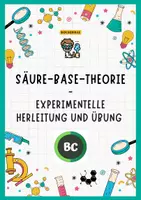Vorschau - Stundenentwürfe - Säure-Base-Theorie - Experimentelle Herleitung und Übung - Deckblatt