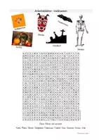 Vorschau - Arbeitsblätter - 5 Arbeitsblätter zu Halloween - Vertretungsstunde/ Freiarbeit - Klasse 5-9 - Seite 1