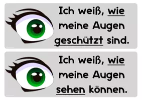 Vorschau - Arbeitsblätter - Einstieg in das Thema AUGE - Seite 3