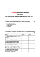 Vorschau - Test - Politik Test zum Thema Karikaturenanalyse für die 7.Klasse - Seite 2