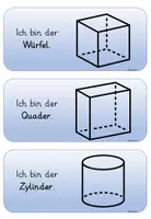 Vorschau - Arbeitsblätter - Geometrische Körper Mathe Klasse 1 und 2 - Seite 3
