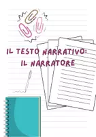anteprima - Esercizi - Il testo narrativo: il narratore - Pagina di copertina