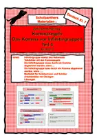 Vorschau - Arbeitsblätter - Kommaregeln (Materialpaket) - Seite 1