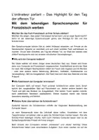 Vorschau - Mal- und Bastelvorlagen - Das Fach Französisch originell bewerben - mit dem lebendigen Sprachcomputer! - Seite 3