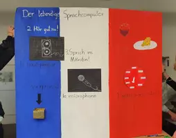 Vorschau - Mal- und Bastelvorlagen - Das Fach Französisch originell bewerben - mit dem lebendigen Sprachcomputer! - Seite 1