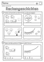 Vorschau - Arbeitsblätter - Addition bis 10 (einführen und verstehen mit Rechengeschichten) - Seite 3