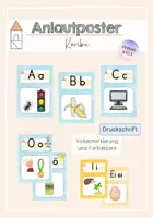 Vorschau - Poster - Anlautplakate mit Haus - Druckschrift (Karibu) - Deckblatt