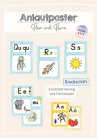 Vorschau - Poster - Anlautplakate - Druckschrift (Flex + Flora) - Deckblatt