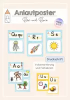 Vorschau - Poster - Anlautplakate mit Haus - Druckschrift (Flex + Flora) - Deckblatt