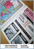 Vorschau - Stundenentwürfe - 1. Weltkrieg - Interaktives Heft Scrapbook-Style - Kriegsausbruch, Verlauf, Russische Revolution, Waffen & Technologien uvm. - Seite 2