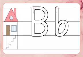 Vorschau - Arbeitsblätter - Buchstaben Vorlage zum Nachspuren in DCH Basisschrift - Seite 2