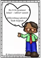 Vorschau - Fördermaterial/Inklusion - My little grammar helper - indirect speech - Deckblatt