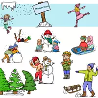 Vorschau - Unterrichtsreihen - Cliparts Winter, Grafiken, PNG - Seite 1