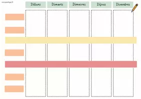 Vista previa - Unidades / Secuencias / Situaciones de Aprendizaje - Horario Escolar Semanal - Portada