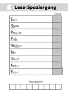 Vorschau - Arbeitsblätter - Deutsch - Lesespaziergang mit Weihnachtstieren - Seite 3