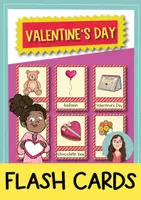 Vorschau - Stationenlernen - Valentine's Day Flash Cards / Bildkarten (Englisch) - Deckblatt